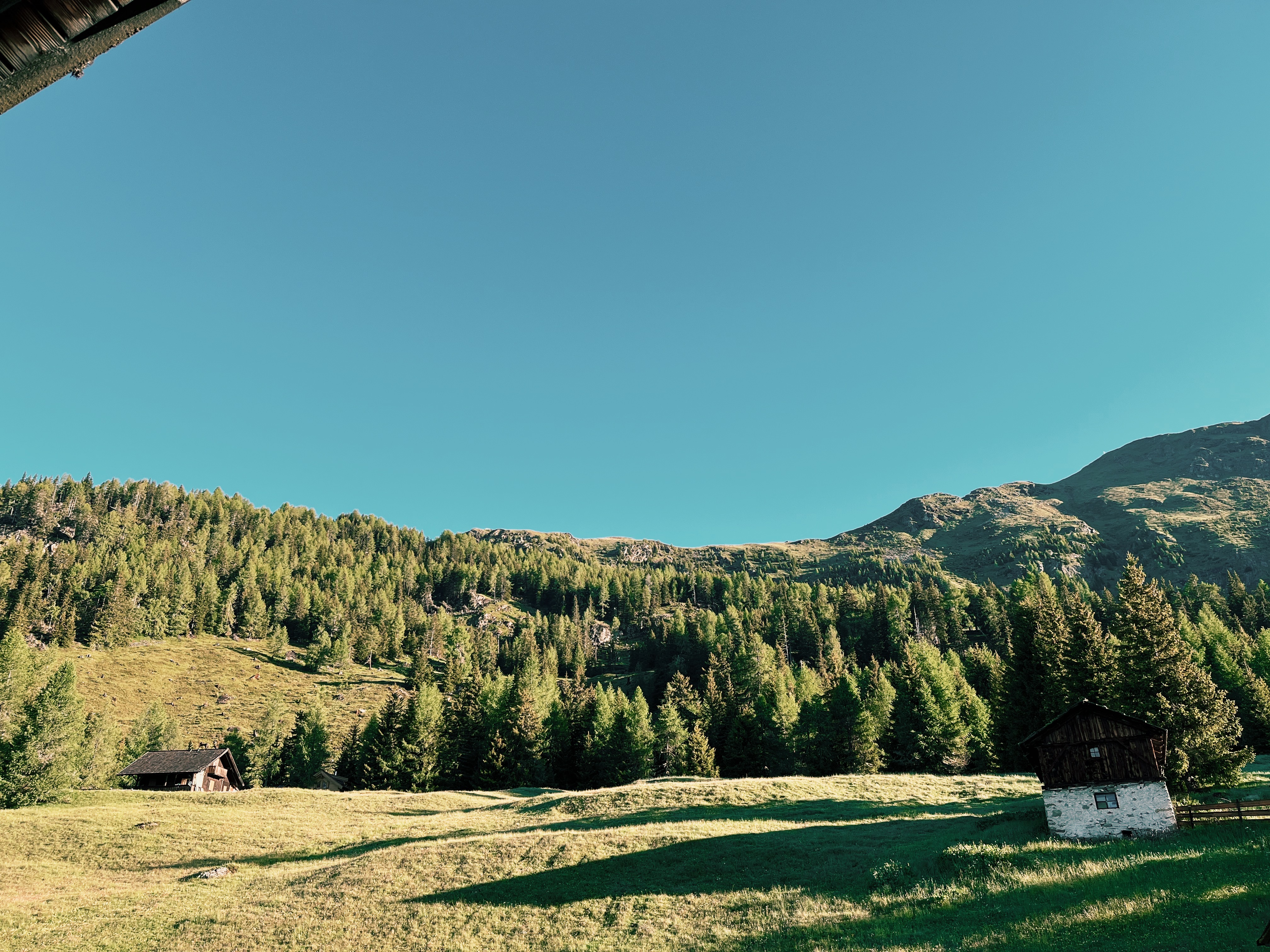 View from Alpengasthaus Marterle on the Alpe Adria Trail