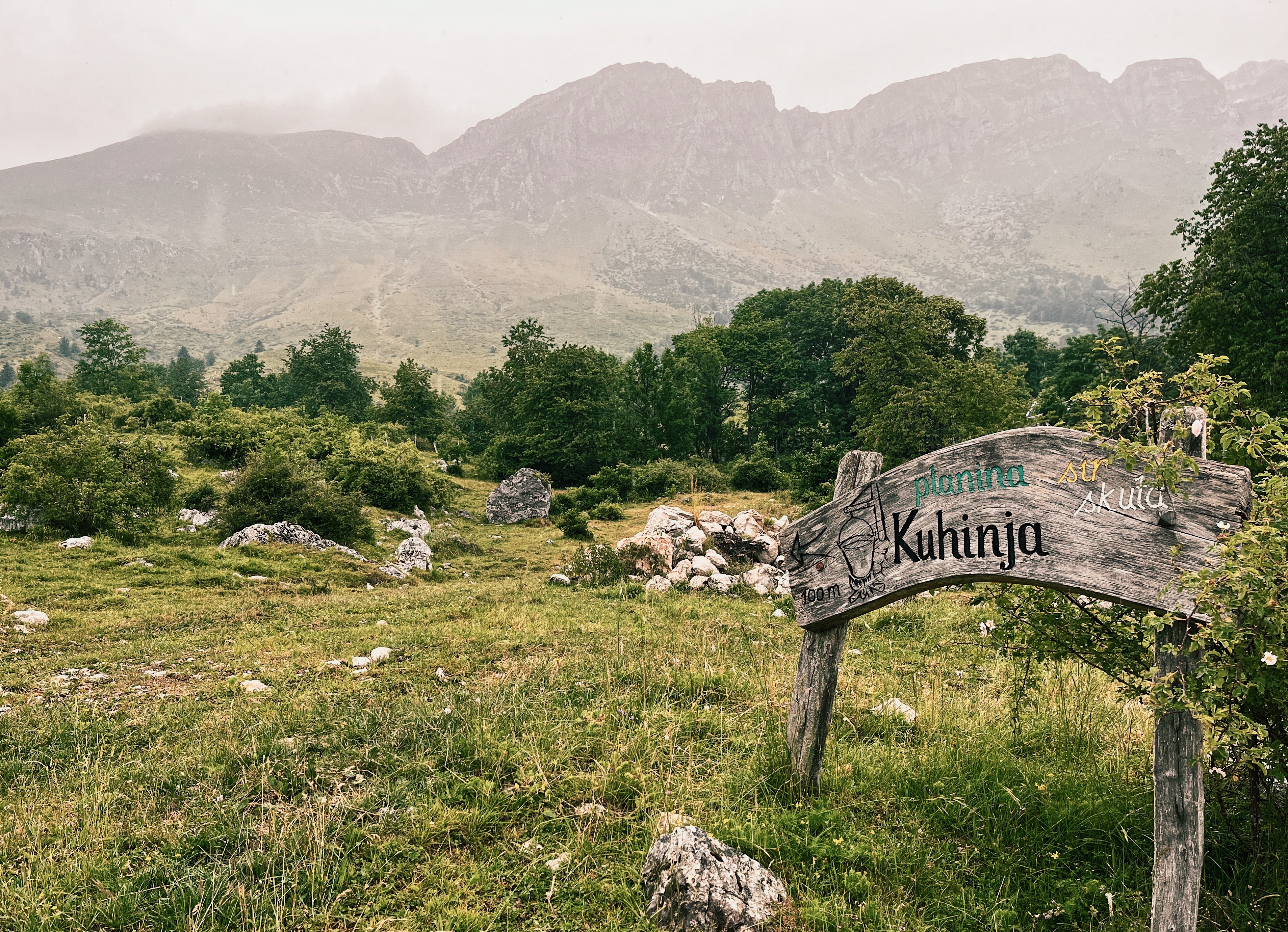 View of Planina Kuhinja at Triglav national Park in Slovenia